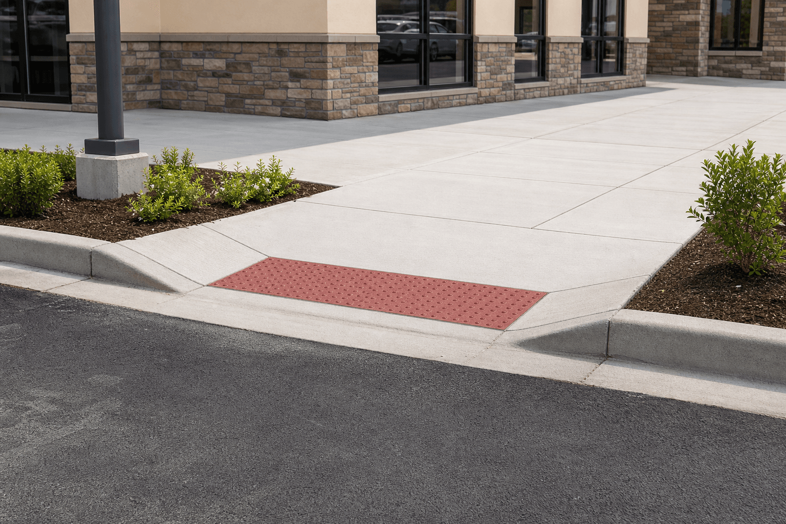 Illustrative view of ada ramps work